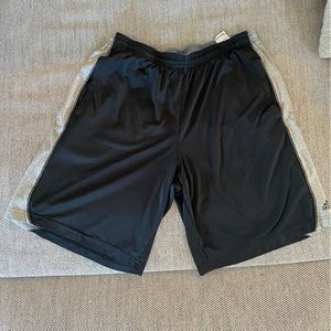 Black and Gray Adidas Climalite Shorts